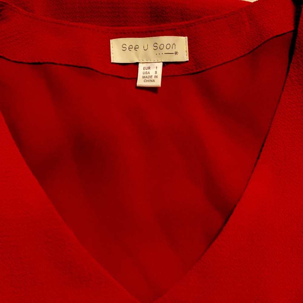 See You Soon Red dress